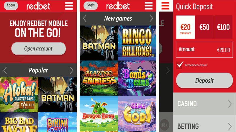 Redbet Mobile